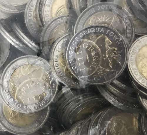 SEALED BAG | 2015 Bicentennial of The Coinage of Griqua Town R5 | 400 BRILLIANT UNC COINS