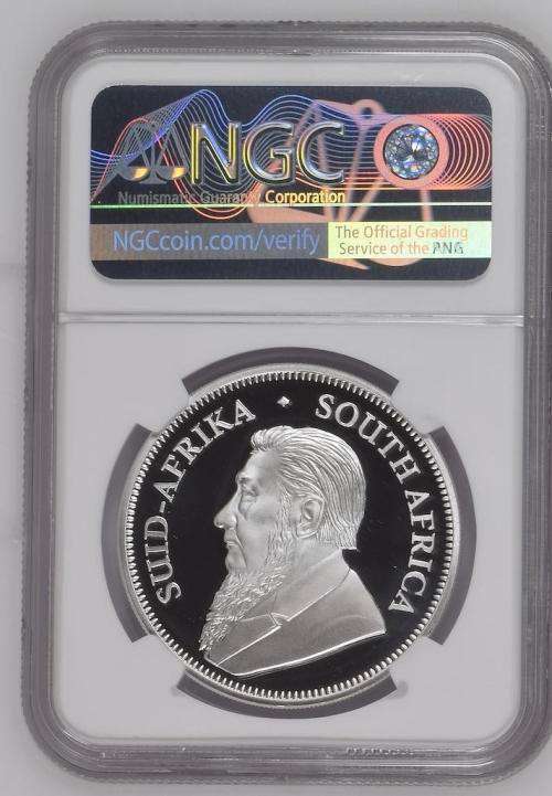 FINEST KNOWN | 2019 RANGER SPACECRAFT PRIVY KRUGERRAND SILVER 1oz | PF70UC | RAREST PRIVY KRUGERRAND