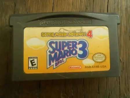 Nintendo Game Boy Micro Blue Console | With EZ FLASH IV ROM Cartridge | & 1 Original Mario 3 Game!