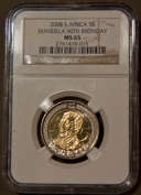 *MS65* 2008 MANDELA 90th BIRTHDAY R5 - R1 Start *6 COINS AVAILABLE*