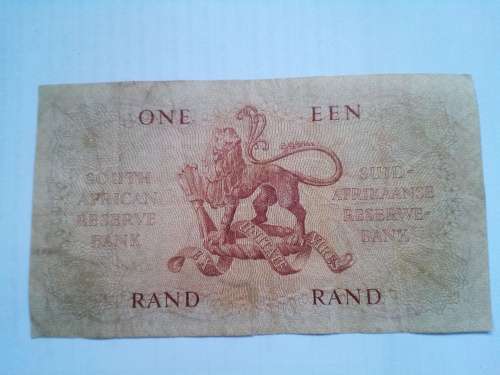 South Africa One Rand 1962-1965 (G Rissik)