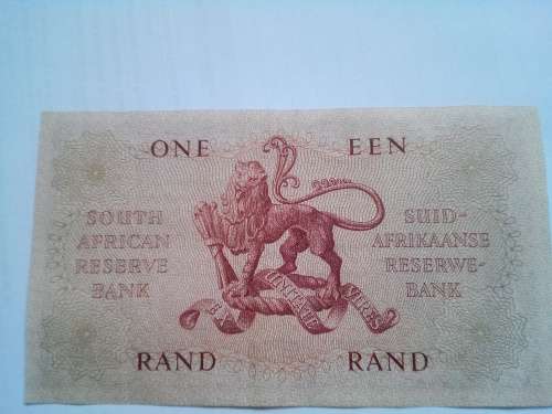 South Africa One Rand 1962-1965 (G Rissik)