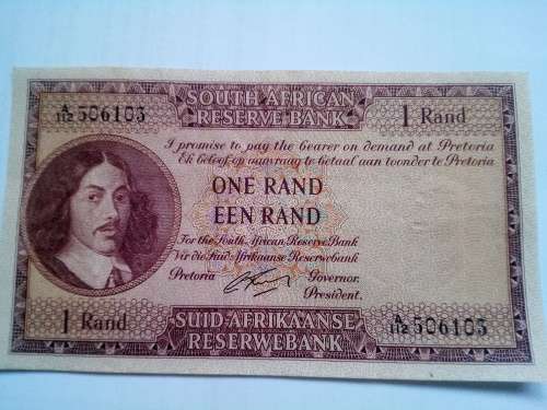 South Africa One Rand 1961-1965 (G Rissik)