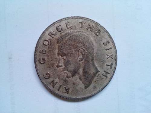 South African Five Shillings Coin 1652-1952