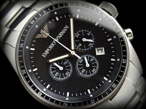 ***R4999*** Brand new { Emporio Armani } Sports chronograph black Men Watch AR0585******