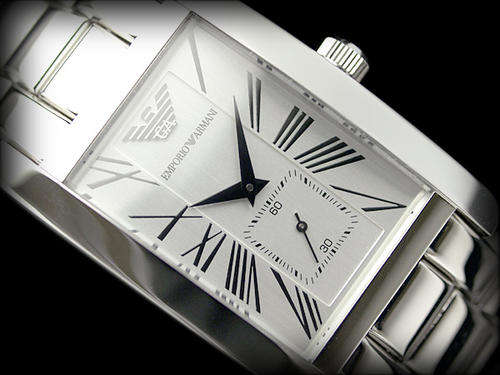 Emporio Armani AR0145- Classic Stainless Steel Designer Watch