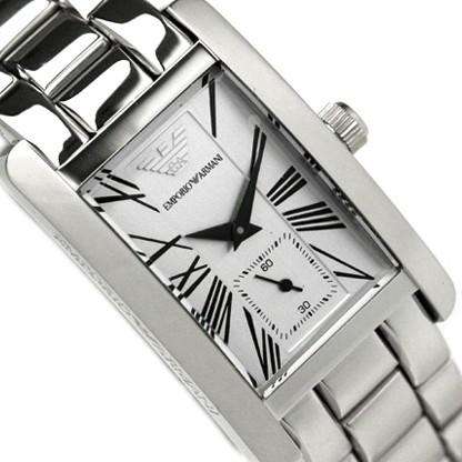 Ladies' Emporio Armani Classic Stainless Steel Watch AR0146