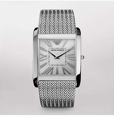 Emporio Armani MENS AR2014 Slim Mesh Bracelet Watch