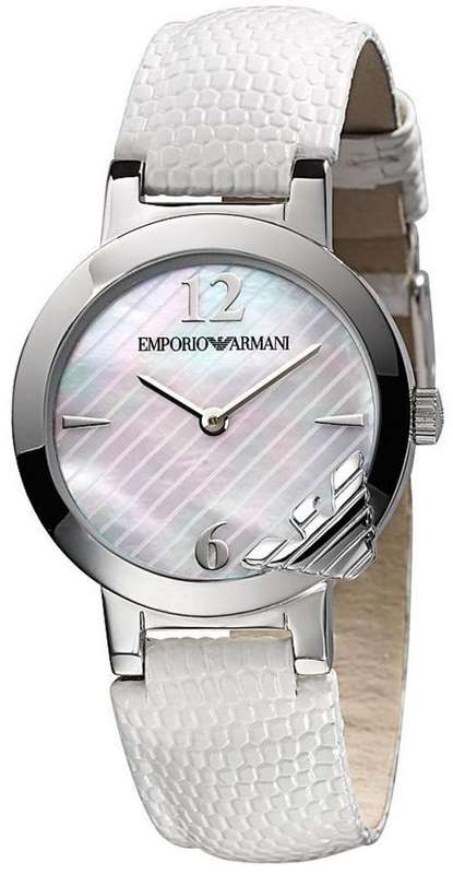 **** Emporio ARMANI white women's quartz watch AR0745*****