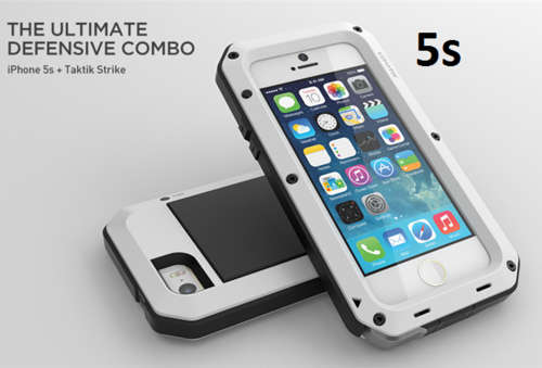 Taktik upgraded version of the three anti-iphone5s titanium metal protective cover
