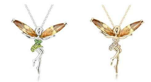 Crystal Angel Pendant Made With Swarovski Elements