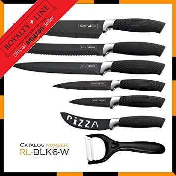 Royalty Line 6 Pieces Non-Stick Marble Coating Knife Set  Peeler (READ THE DESCRIPTION)