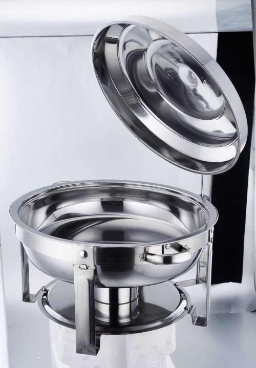 HIGH QUALITY STAINLESS STEEL ROUND CHAFING DISH 7.5L