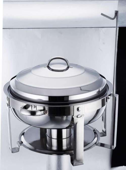 HIGH QUALITY STAINLESS STEEL ROUND CHAFING DISH 7.5L
