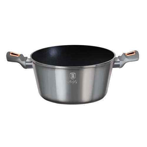 Berlinger Haus 24cm Marble Coating Casserole with Lid - Moonlight , BH-6012 (READ THE DESCRIPTION)
