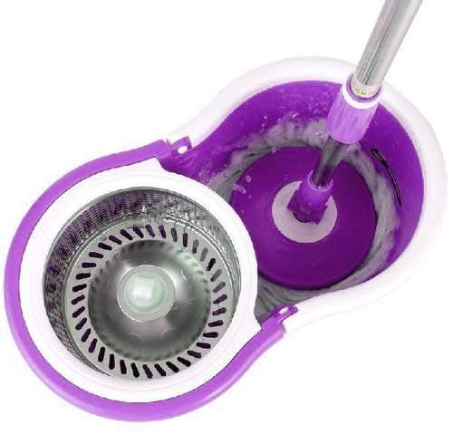 360 Degree Rotating Magic Spin Mop - Purple