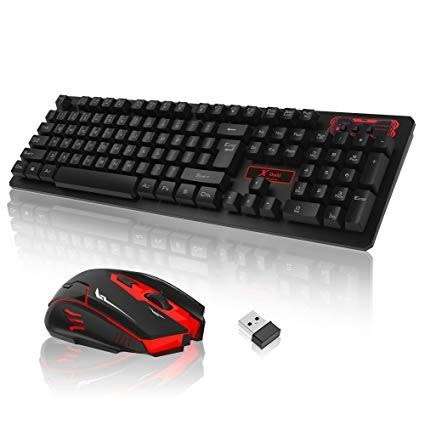 HK6500 2.4GHz Wireless Keyboard + 1600DPI Wireless Optical Mouse