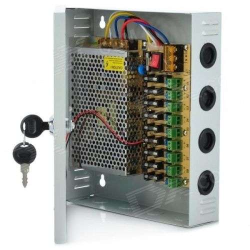9 Camera 9 Channel 12V Dc Power Supply