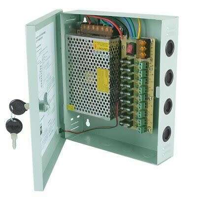9 Camera 9 Channel 12V Dc Power Supply