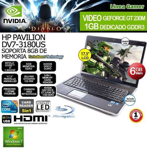 **BRAND NEW**HP LAPTOP** INTEL CORE i7** 6GB ** 640GB HDD** BLURAY**1GB GRAPHIC** POWERFULL LAPTOP**