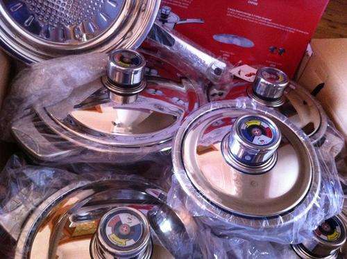 **NEW ARRIVAL**NEW STYLE **16PCS** KIRAZ 18/10 STAINLESS STEEL COOKWARE SET