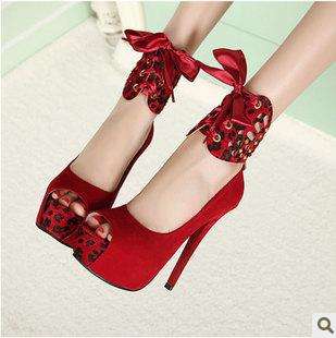 lady's High-heeled shoes, pu shoes high heel shoes