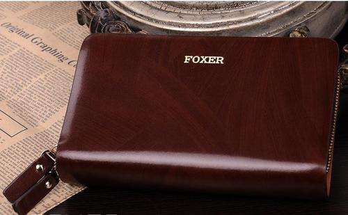 2012 NEW STYLE FASHION   REAL cow leather  MAN'S Clutch Bag Dark coffee color