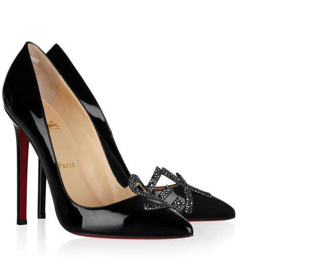 lady's shoes , genuine leather shoes ,Christian Louboutin rivets high heel shoes
