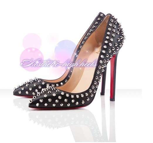 2013 shoes ,lady's High-heeled shoes, genuine leather shoes ,rivets high heel shoes