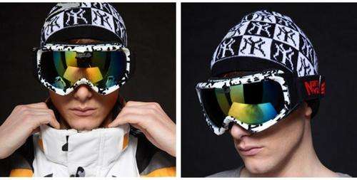 Northwolf quality goods/ men and women skiing glasses/ double prevent mist outdoor /sports mirror