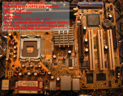 LGA775 Motherboard + 512MB RAM