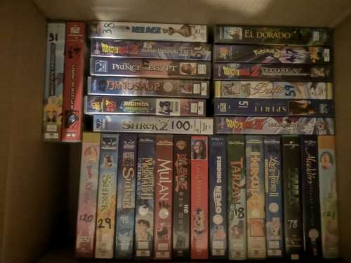 Box of VHS