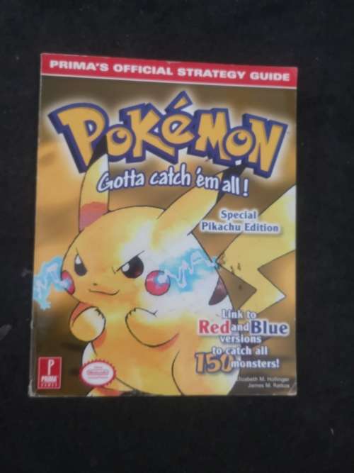 Prima's official strategy guide for Pokemon special pikachu edition