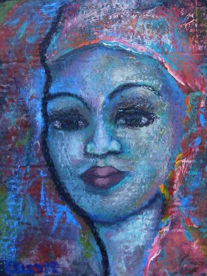 ABI - AN ORIGINAL PAINTING BY OVERBERG ARTIST CELESTE FOURIE-WIID