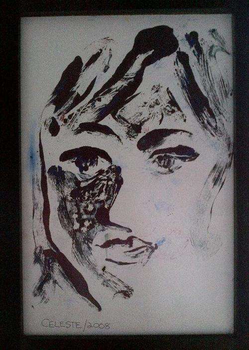 *MONOTYPE 1 INFANTA* AN ORIGINAL PAINTING BY OVERBERG ARTIST CELESTE FOURIE-WIID
