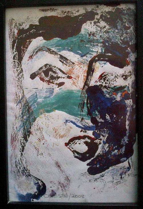 *MONOTYPE 2 THE DREAM* AN ORIGINAL PAINTING BY OVERBERG ARTIST CELESTE FOURIE-WIID