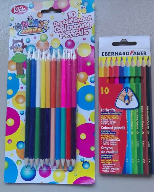 Two Sets Pencil Crayons (low postage)