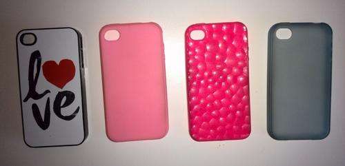Four Covers for iPhone 4/4s - previously used.