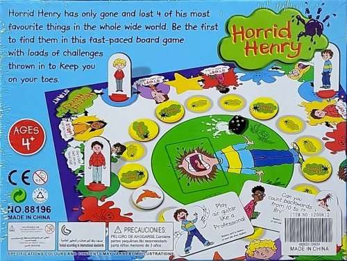 Horrid Henry`s Favourite Things Board Game