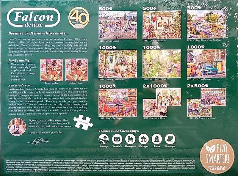 Jumbo Falcon 1000 Piece Puzzle: The Haberdashers Shoppe