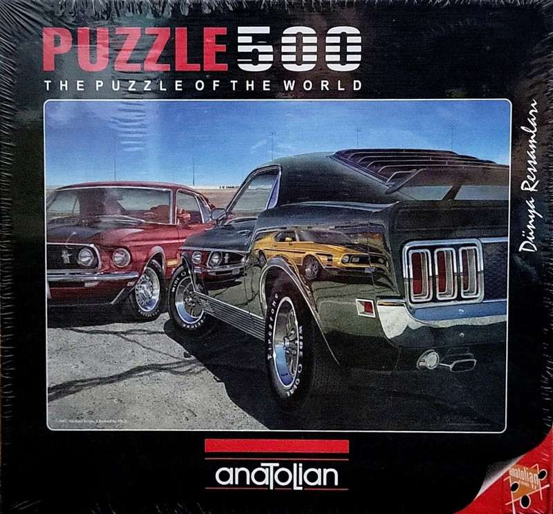 Anatolian 500 Piece Puzzle: Mach Speed Cars Mustang