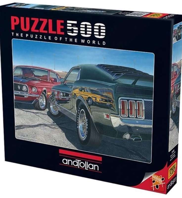 Anatolian 500 Piece Puzzle: Mach Speed Cars Mustang