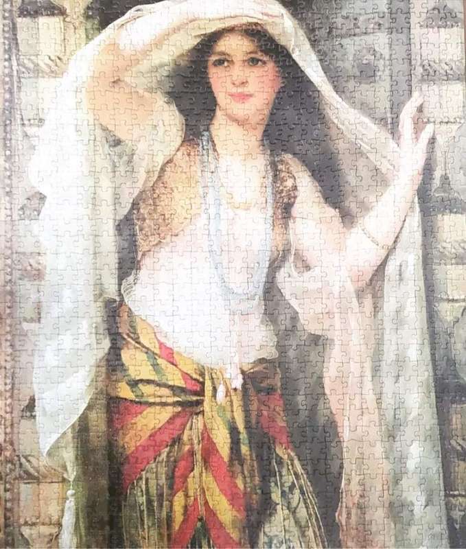 Anatolian Perre 1000 Piece Puzzle: Safie Lady Scarf