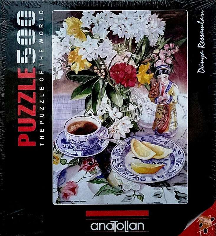 Anatolian 500 Piece Puzzle: China Doll Tea Flowers