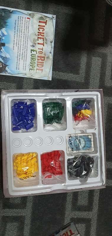 Ticket to Ride Europe Board Game