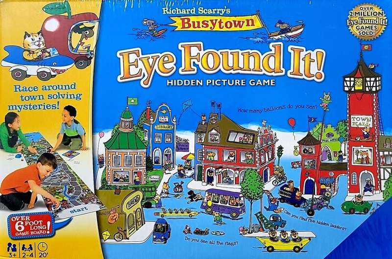 Richard Scarry`s Busytown Eye Found It Hidden Picture Board Game