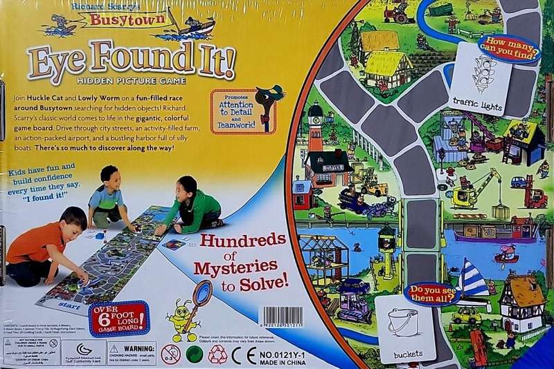 Richard Scarry`s Busytown Eye Found It Hidden Picture Board Game