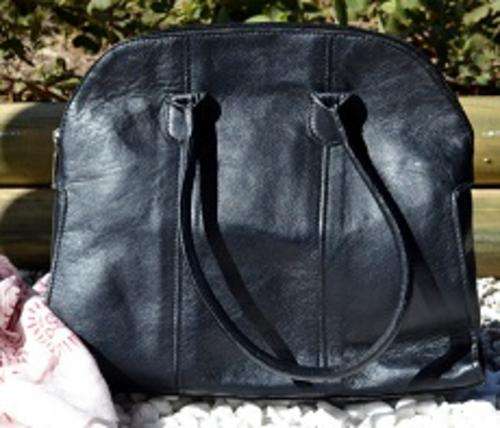 "Pyramid" - Genuine Leather Handbag- MADE IN S.A.