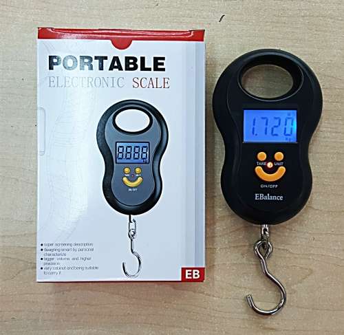 60 KG Portable Pocket Compact Digital Electronic Luggage/ Travel/ Fish/ Hanging Scale