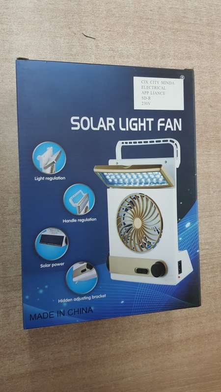 SOLAR LIGHT FAN/LED LAMP/TORCH/PORTABLE MULTIFUNCTION USE